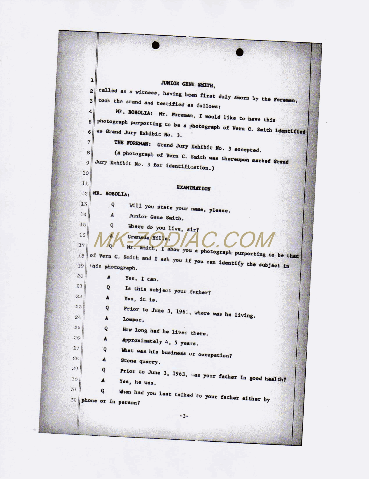 reporter&acute;s transcript - page 3