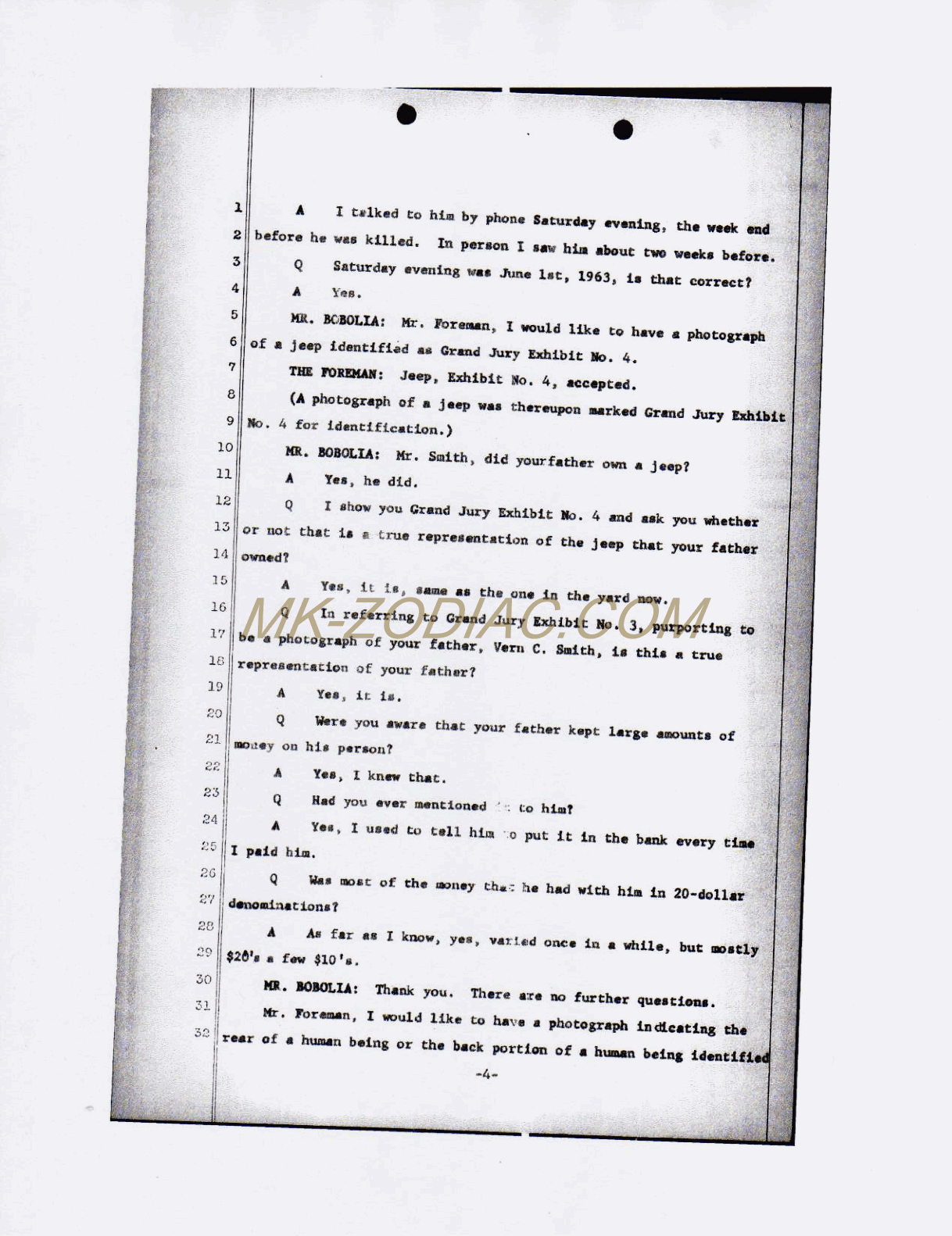 reporter&acute;s transcript - page 4