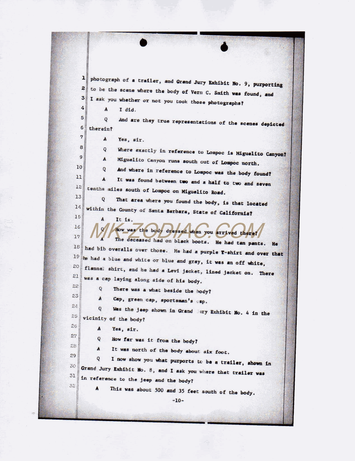 reporter&acute;s transcript - page 10