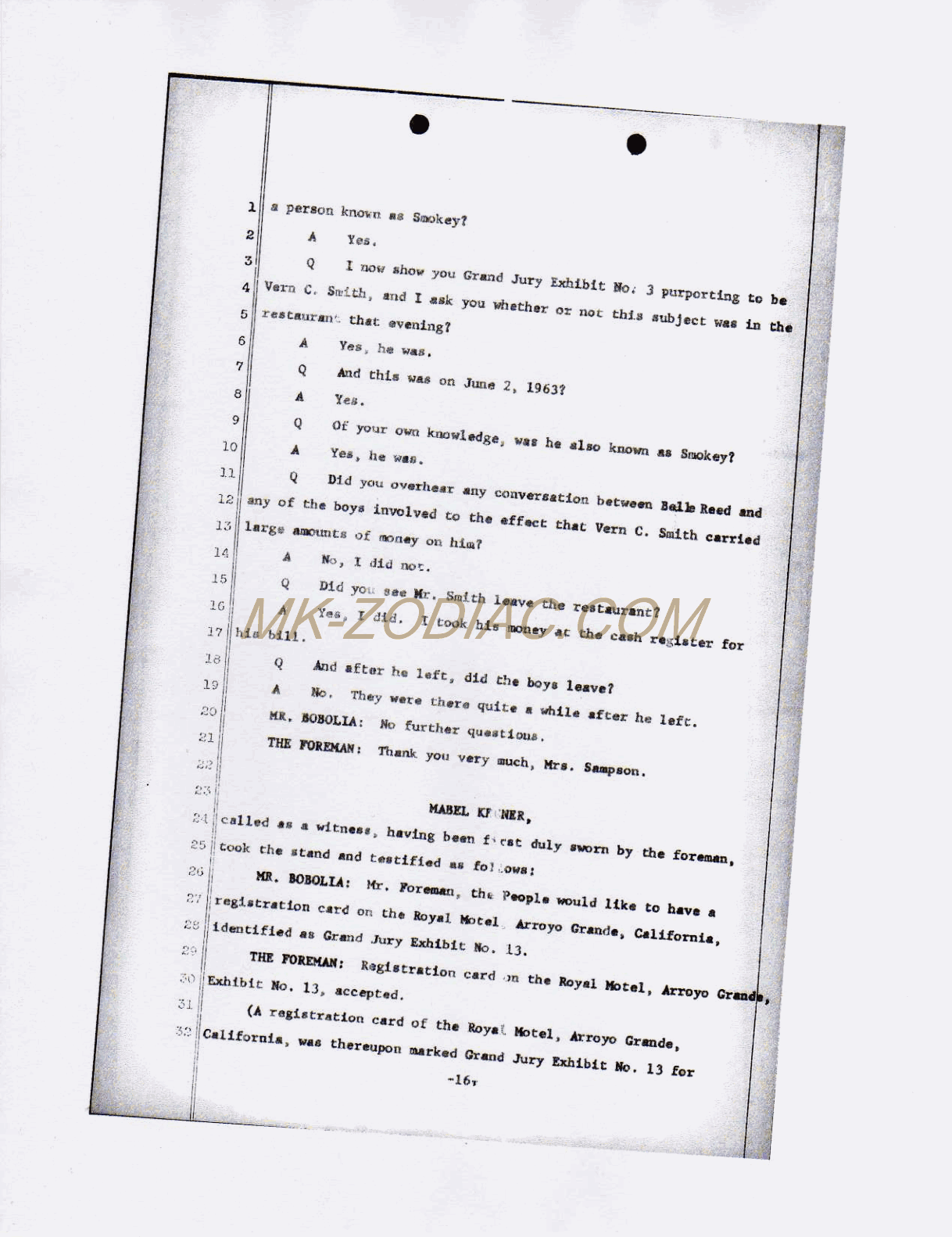 reporter&acute;s transcript - page 16