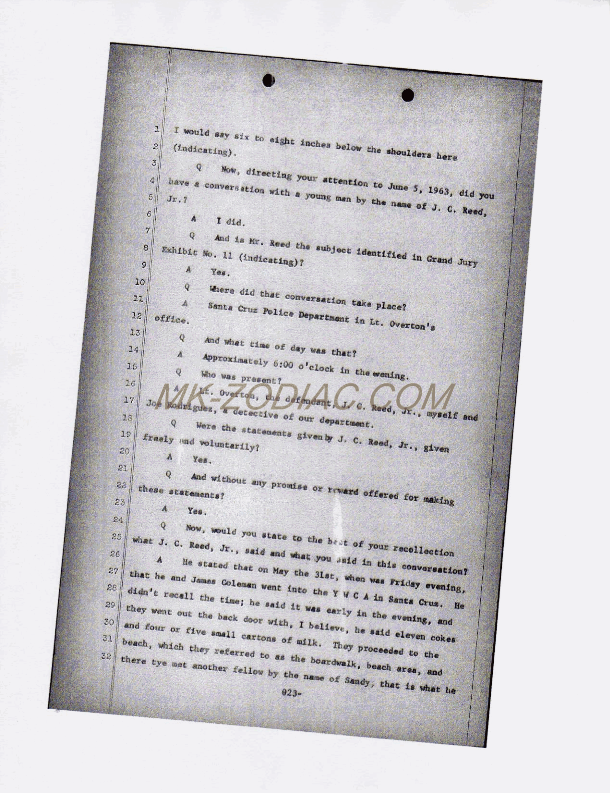 reporter&acute;s transcript - page 23