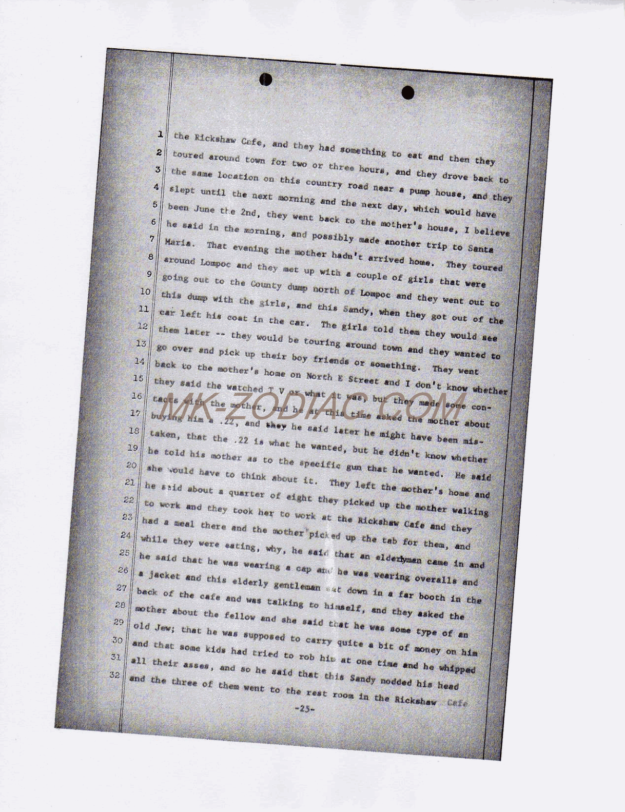 reporter&acute;s transcript - page 25