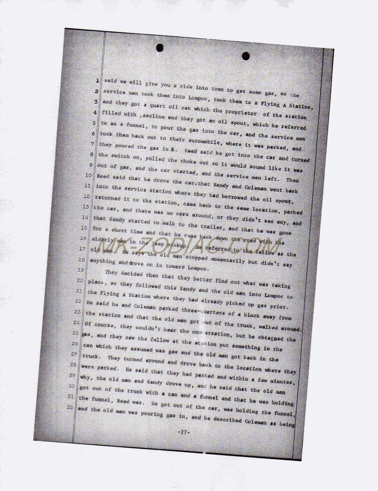 reporter&acute;s transcript - page 27