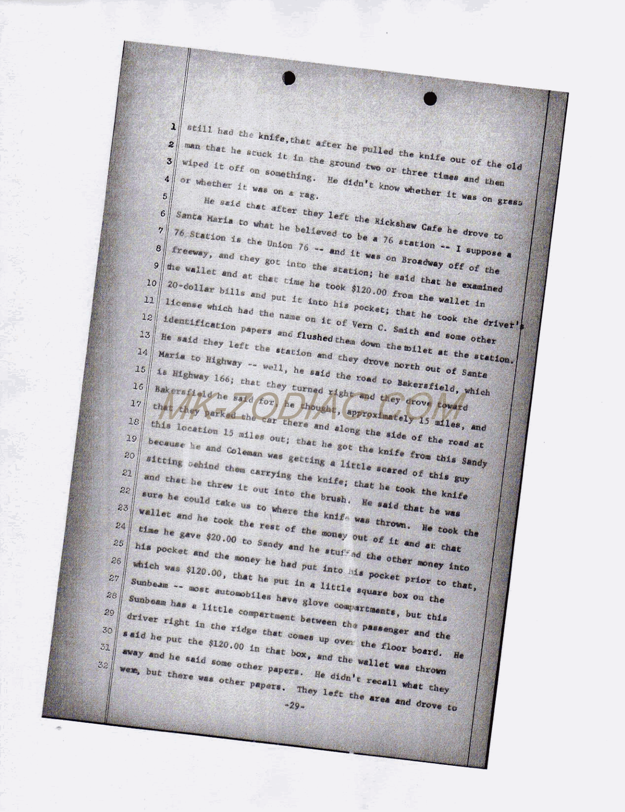 reporter&acute;s transcript - page 29