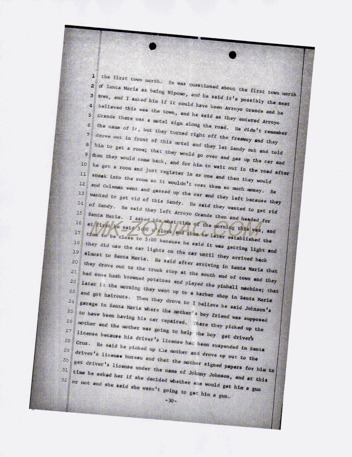 reporter&acute;s transcript - page 30