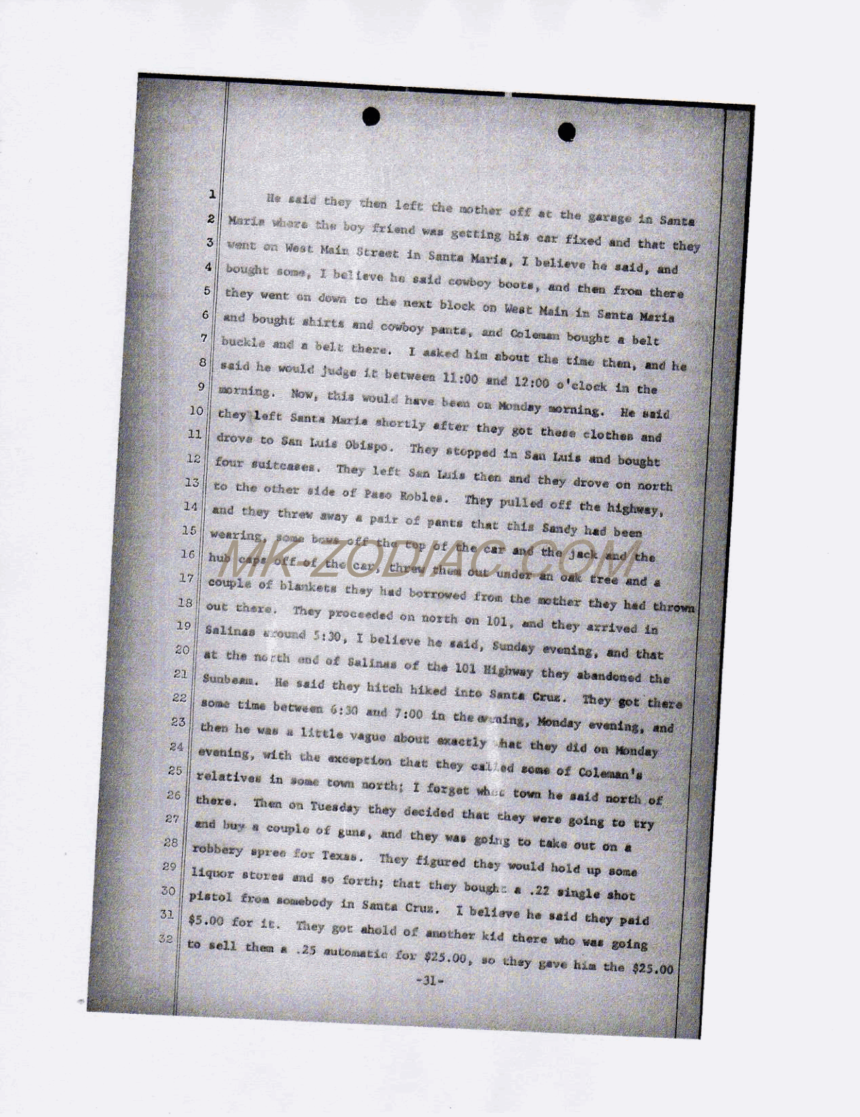 reporter&acute;s transcript - page 31