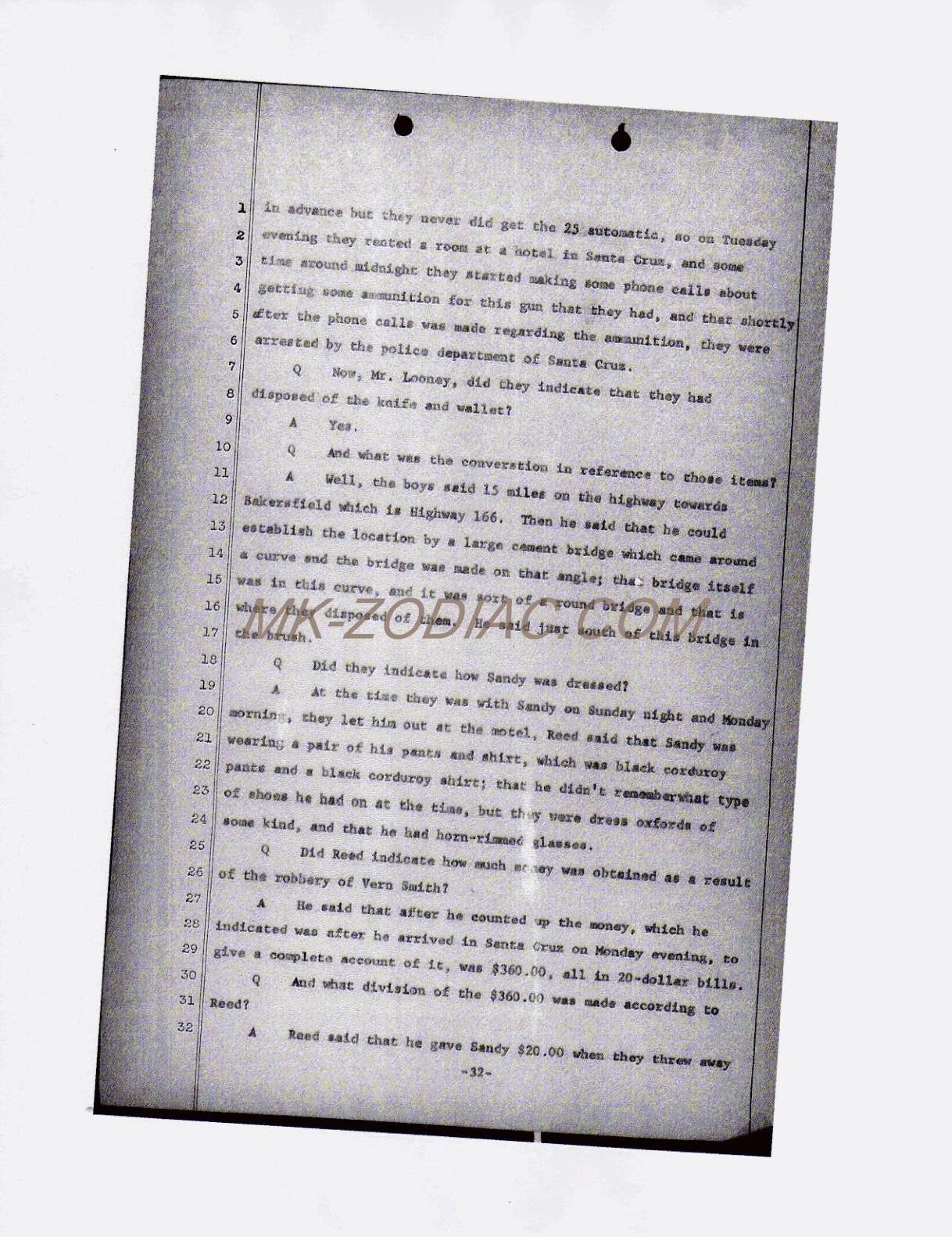 reporter&acute;s transcript - page 32