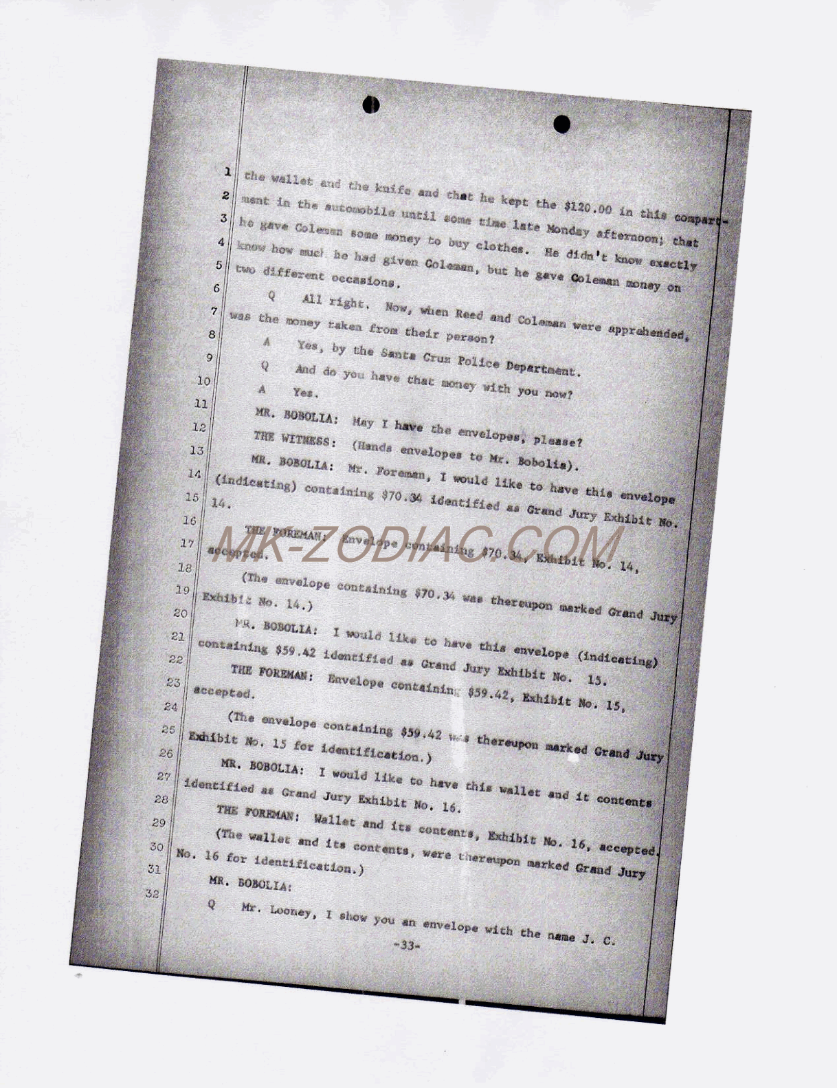 reporter&acute;s transcript - page 33