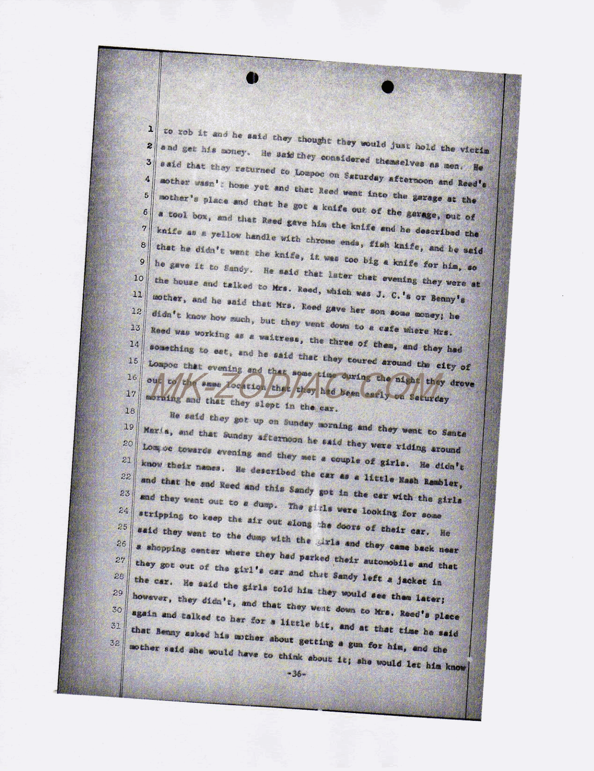 reporter&acute;s transcript - page 36