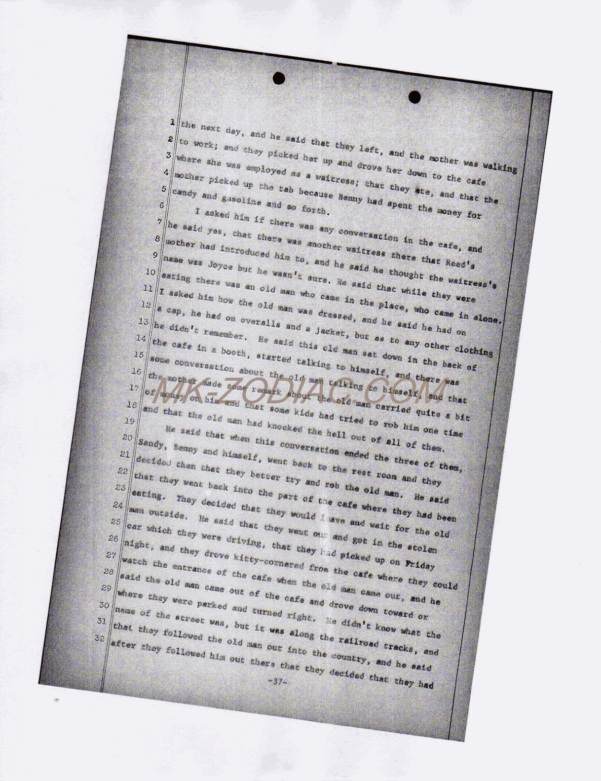 reporter&acute;s transcript - page 37