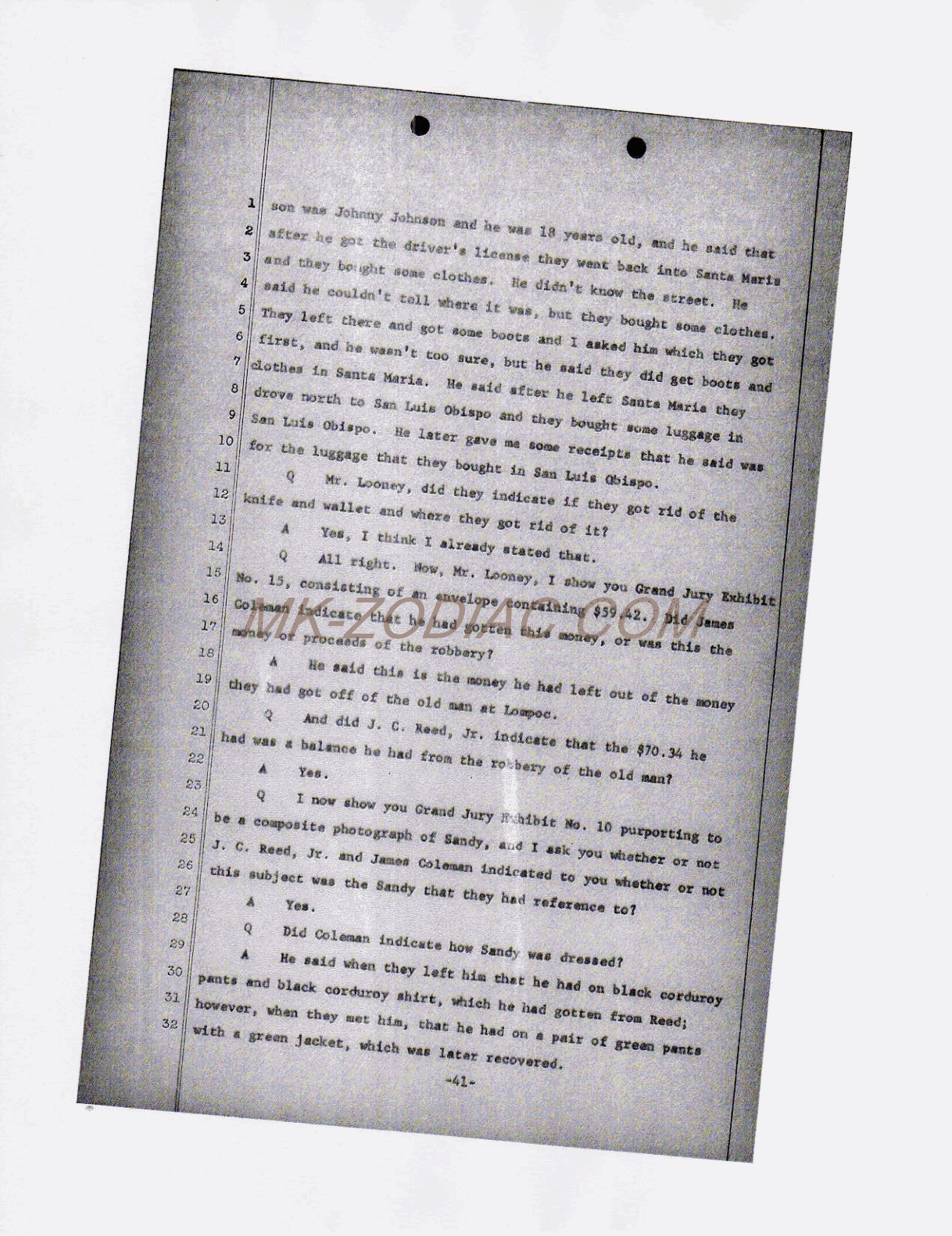 reporter&acute;s transcript - page 41