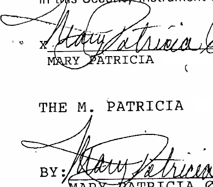 2002 sample of Patricia Hautzs handwriting from public records