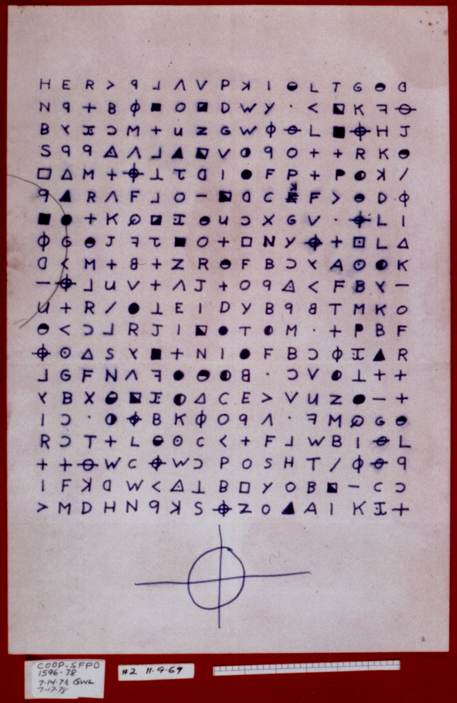 340-symbol cipher